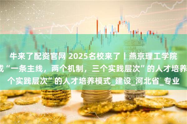 牛来了配资官网 2025名校来了丨燕京理工学院信息科学与技术学院形成“一条主线,两个机制,三个实践层次”的人才培养模式_建设_河北省_专业